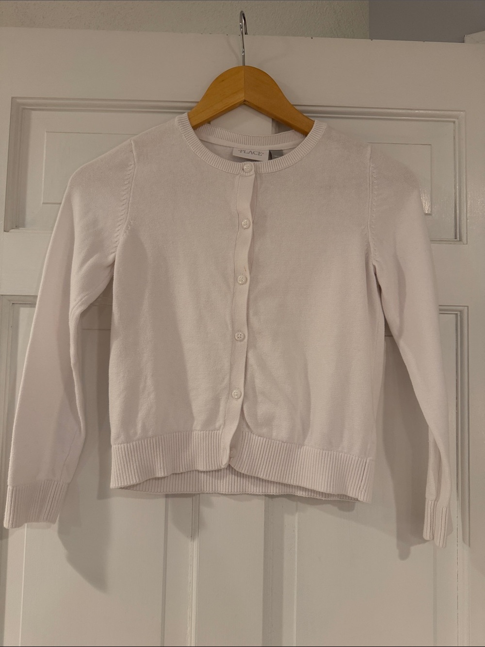 The Children's Place White Button Cardigan